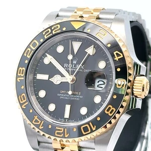 Rolex GMT-MASTER II 40mm Watch Oystersteel & 18k Gold 126713GRNR Unworn Box/Card - Picture 1 of 9