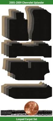 Juego de alfombrillas clásicas personalizadas para Chevrolet Uplander '05-09 (5 piezas) #FT6 Foto 1 de 4