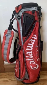 Callaway Red Black Golf Cart Bag 5 Way Mini Looper - Picture 1 of 7