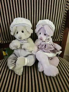 Jack & Jill, un juego de ratones de 13 pulgadas de la colección Charlie Bears 2020 nuevo con etiquetas defecto - Imagen 1 de 5