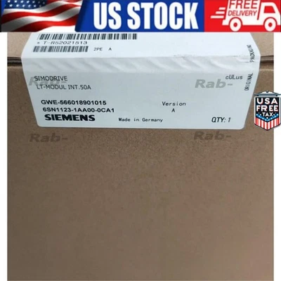 6SN1123-1AA00-0CA1 1PCS Brand New Siemens 6SN1 123-1AA00-0CA1 Fast Delivery - Image 1 of 4