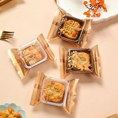 100pcs Moisture-proof Cookie Packaging Bag Machine Sealing Bag Mung Bean Cake