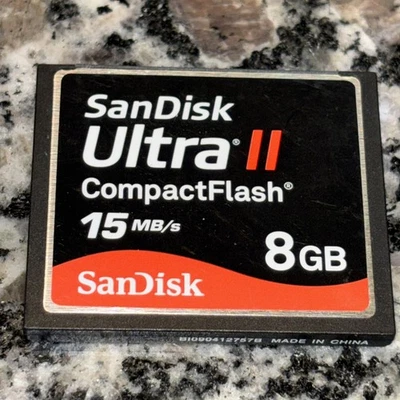 SanDisk Compact Flash Ultra II 15 MB/s 8 GB  Memory Card - Image 1 of 2