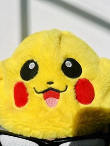 Sombrero de felpa suave Pokémon Pikachu con orejas móviles, sombrero Pikachu sombrero Pokémon Pika - Imagen 1 de 21