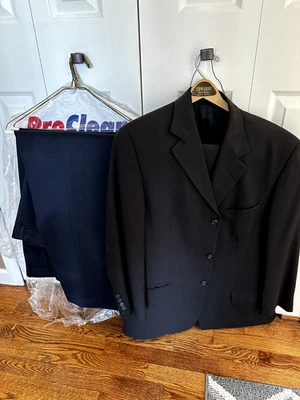 Trajes Hombre Azul Marino, Lana 40R, 42R, 7 Pares de Pantalones 34, 36x30 Foto 1 de 2