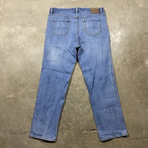 Pantalones de mezclilla Nat Nast corte original para hombre 36x30 azul elástico pierna recta informales - Imagen 1 de 13