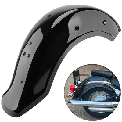 Vivid Black Rear Fender For Suzuki Boulevard Intruder Volusia 800 800 VL800 Foto 1 de 4