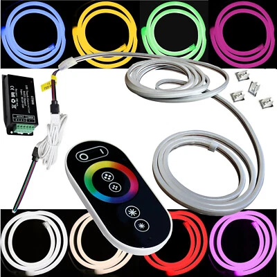 12V  RGB LED Sauna Beleuchtung Set hitzebeständig Leuchtstreifen weiß rot Volt - Bild 1 von 2