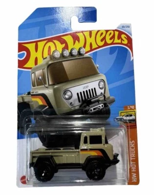 2024 HOT WHEELS #68 - ‘57 Jeep FC Truck (Brown #3 HW Hot Trucks - Long Card) - Image 1 of 4