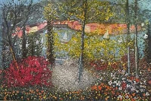 Veduta sul porto Michele Cascella Opera Paesaggio Natura ACQUAFORTE Ed. Limitata - Imagen 1 de 1