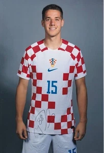 Football - Mario Pasalic - Hand Signed 12x8 Inch Photograph - Croatia - COA - Picture 1 of 1