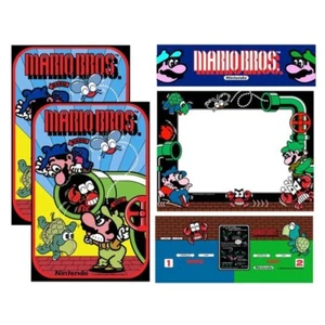 Mario Bros Arcade Side Art Komplettset 5-teiliges Kunstwerk strukturiert CPO Weitkörper-Kit - Bild 1 von 1