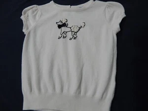 HTF Janie and Jack Girls size 3/3T POODLE Lightweight Sweater For Spring - Picture 1 of 6
