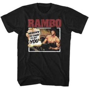Rambo First Blood Murdock I'm Comin To Get YOU Herren T-Shirt 80er Film Merch - Bild 1 von 3