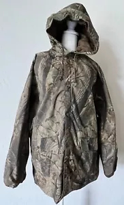 Stearns Dry Wear Men’s Camo Hunting Hooded Jacket Size Large *PREOWNED* - Picture 1 of 9