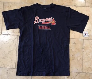 New W/Tags MLB Atlanta Braves Logo Baseball Major League T shirt XLT - Picture 1 of 6