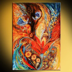 The Tree of Life: Mixed technique Jewish expressionist art Elena Kotliarker - Picture 1 of 9