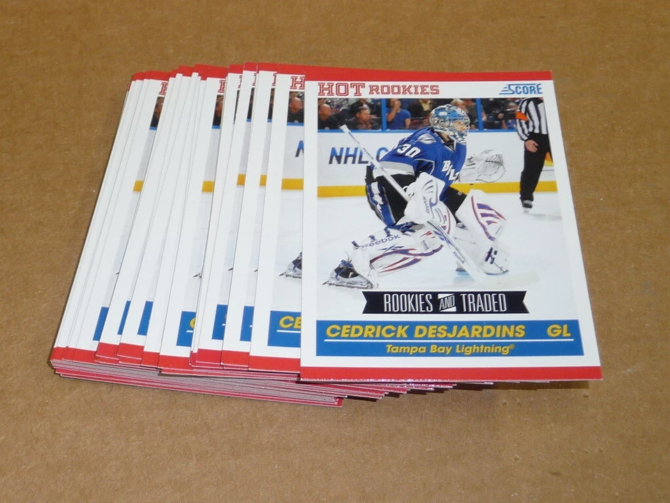 2010/11 Panini Score Rookie Traded CEDRICK DESJARDINS LOT OF 29 LIGHTNING #644 - Image 1 of 1