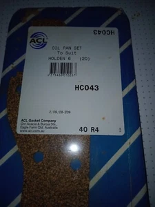 Holden 6 Oil Pan Cork Gasket Set HC043 - Picture 1 of 3