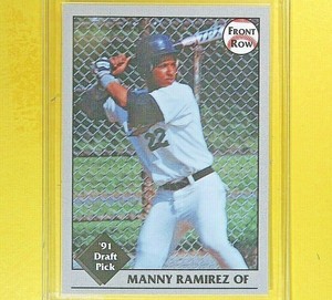 MANNY RAMIREZ   1991  DRAFT PICK '91  Front Row   #47  Cleveland Indians