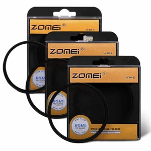 ZOMEI 52/58/67/72/77/82mm star-effect starburst Lens 4+6+8 pointed Camera filter - Picture 1 of 17