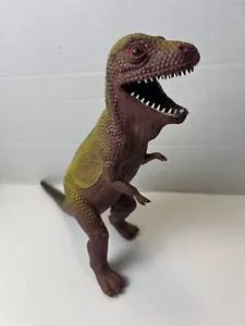 💥Vintage 1980s Tyrannosaurus Rex T-Rex 11” Dinosaur Figure Toy HK 1 Day Ship!👍 - Picture 1 of 11