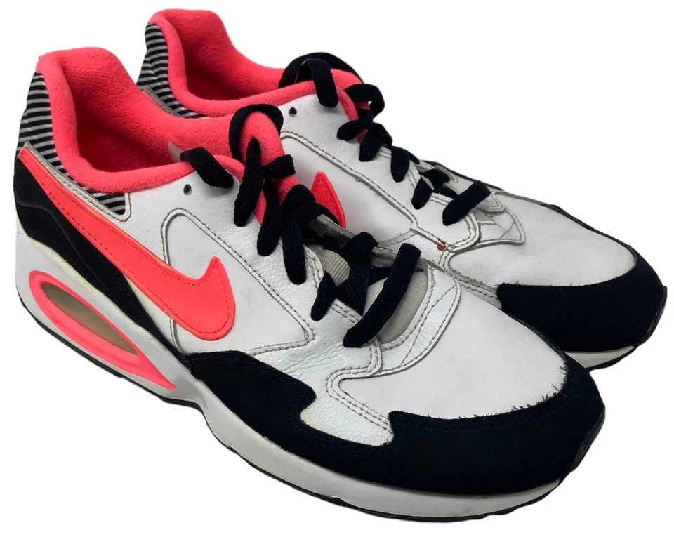 Nike Air Max Zapatos Niña Talla 6.5 Juvenil Blanco Hiper Rosa Negro Tenis Mujeres 8 Foto 1 de 4