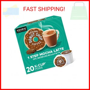 The Original Donut Shop Mocha Latte, Single-Serve Keurig K-Cup Pods, Flavored Co - Picture 1 of 2