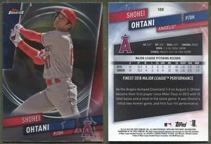 2019 Topps Finest - #100 Shohei Ohtani - Los Angeles Angels (c) - Picture 1 of 1
