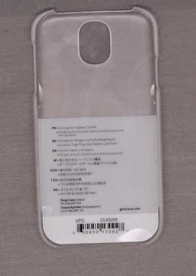 NWT Incase Snap Hard Case For Samsung Galaxy S4 Clear Cover Transparent - Image 1 of 2
