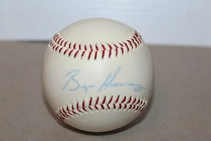 BASEBALL GREAT BRYAN HARVEY SIGNED AUTOGRAPH  BASEBALL  - Picture 1 of 3