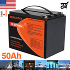 50Ah 12V LiFePO4 Lithium Battery Deep Cycles for RV Trolling Motor Solar