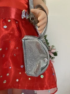 American Girl Battat OG Doll Retired Accessory Silver Clutch for Dolls 16" 18" - Picture 1 of 12