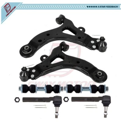 For 2002-2007 Buick Rendezvous 6Pcs control arm ball joint tie rod end sway bar Foto 1 de 4