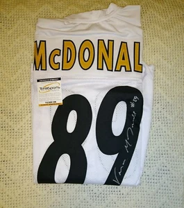 Vance McDonald Autographed Jersey Pittsburgh Steelers TSE COA Custom XL - Picture 1 of 5
