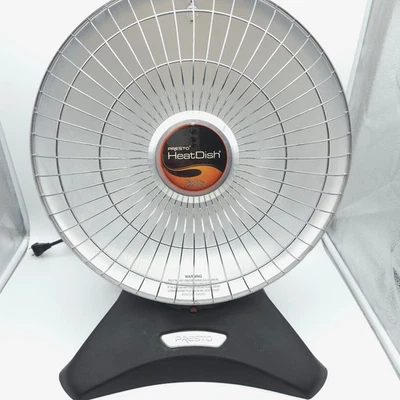 Presto Heat Dish Parabolic Electric Heater Model 0792201 - NICE! - Image 1 of 4