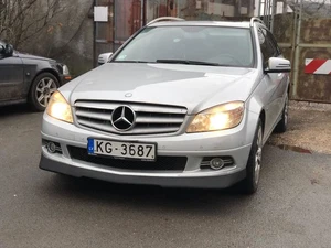 Splitter For Mercedes W204 Front Bumper Spoiler air dam chin S204 - Picture 1 of 10