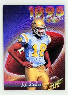 1995 Superior Pix #3 J.J. Stokes Deep Threat UCLA Bruins - Image 1 of 2