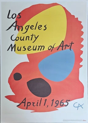 Póster Alexander Calder Museo de Arte del Condado de Los Ángeles '13 LACMA *VENTA DAÑADA Foto 1 de 4