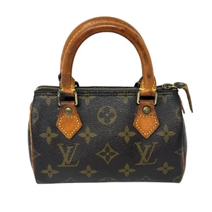 Louis Vuitton LV Monogram Mini Speedy Handbag Purse - Picture 1 of 12