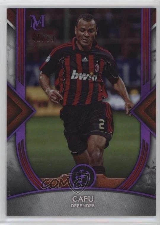 2022-23 Topps Museum Collection UCL Amethyst /99 Cafu #15 - Image 1 of 2