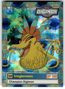 HOLO #58 Vegiemon DP 100 6 of 32 Digimon Animated Series Upper Deck 2000 - Bild 1 von 2