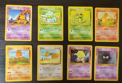 Complete set of Pokémon Base Set common cards HP - MP Condition (C) - Image 1 of 4