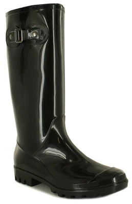 Platino Womens Wellies Carnival Slip On black UK Size - Image 1 of 4