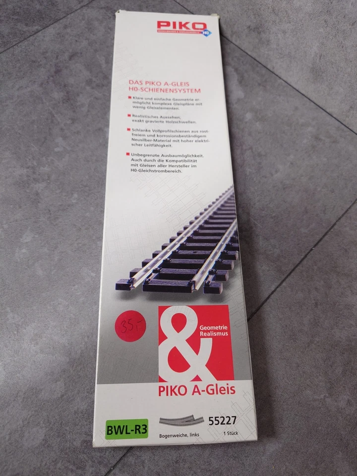 Piko 55227 - Bogenweiche, links BWL-R3 in OVP - Bild 1 von 1