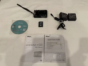 Cámara digital Nikon Coolpix S8100 12,1 MP negra usada en excelente estado ¡Funciona! - Imagen 1 de 15