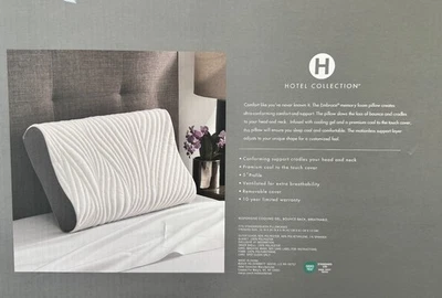Hotel Collection Memory Foam Gel Infused Contour Standard Pillow $160 - Image 1 of 2