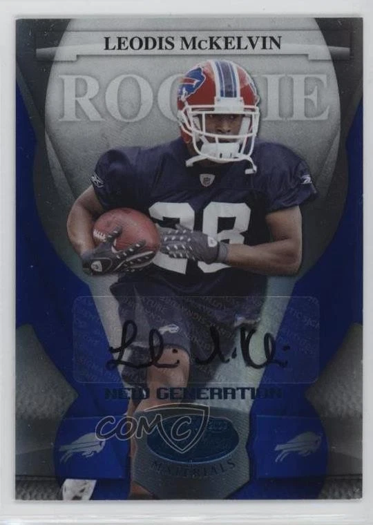 2008 Leaf Certified Materials New Generation /100 Leodis McKelvin Rookie Auto RC - Image 1 of 2