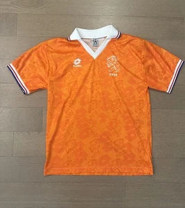 LOTTO NETHERLANDS JERSEY 1994 1995 SOCCER FOOTBALL HOLLAND SHIRT ORANGE MEN Sz L - Picture 1 of 5