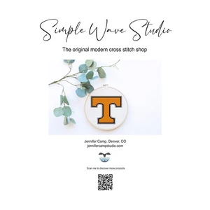 Tennessee Football Counted Cross Stitch Pattern Kit - Picture 1 of 4
